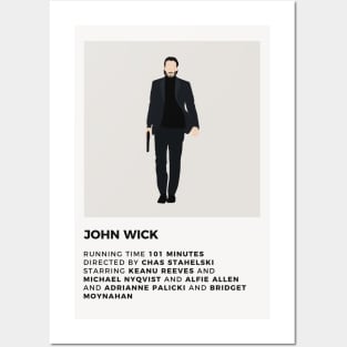 John Wick Minimalist Poster Posters and Art